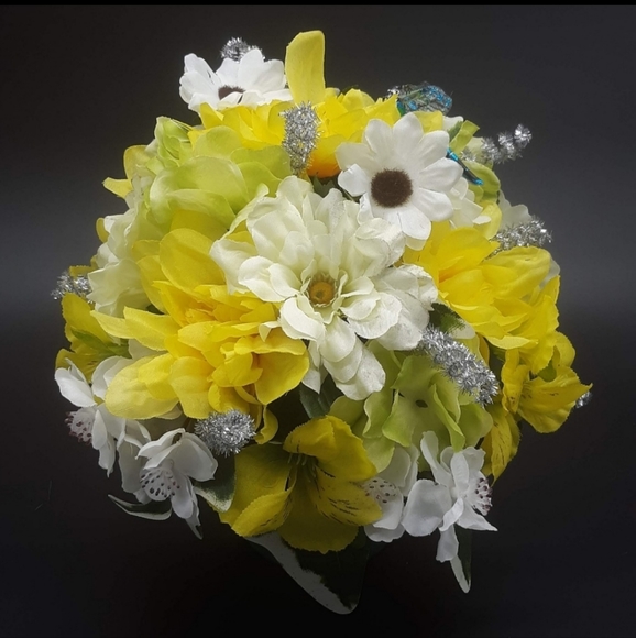 Green Mug Floral Arrangement - Picture 10 of 15